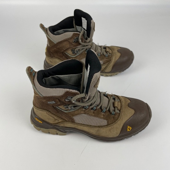 Vasque Women's Size 7.5 Hiking Trail Boots Brown Gore Tex Insulated Vibram Soles - Picture 6 of 8